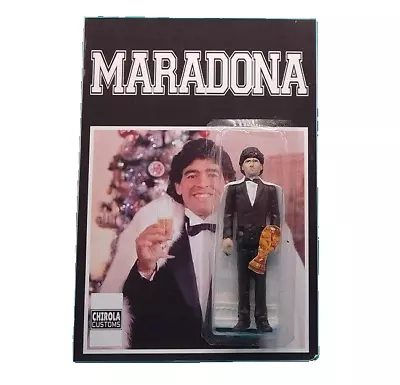 Diego Armando MARADONA '90s Chic: Bootleg Style Resin FIGURE • $39.90