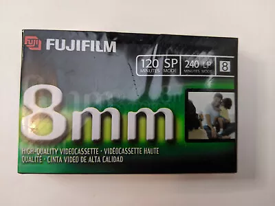 Fuji Film 8mm High Quality Videocassette 120 Minutes • $3.99