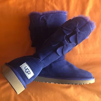 UGG Women’s Allegra Shipyard Blue Boots Size 7 US 5.5 UK 38 EU • $149.90