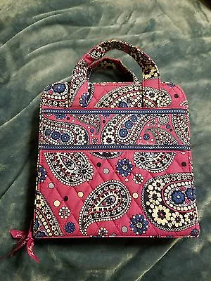 Vera Bradley Retired Boysenberry Tech Organizer/Cosmetic Case Travel 1/11-9/12 • $25