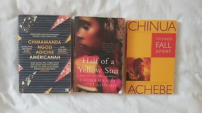 3 Books Bundle: Americanah / Half Of A Yellow Sun / Things Fall Apart • £19.99