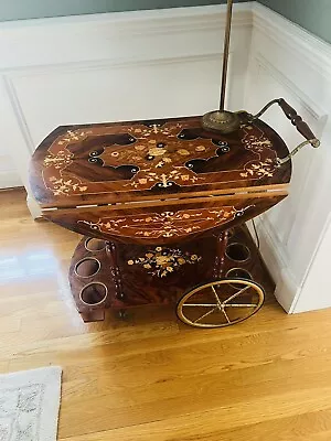 Vintage Wooden Tea Cart • $1200