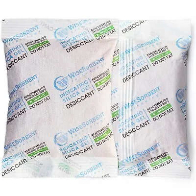 100 Gram Desiccant Pack Indicating Silica Gel PacketGun Safe Moisture Absorber • $92.99