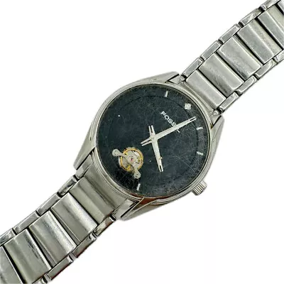 Vintage Fossil Twist Arkitekt Exposed Balance Men's Mechanical Wristwatch • $40