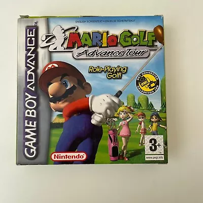 Mario Golf: Advance Tour  - Game Boy Advance GBA - Boxed Complete In Box CiB • £29.99