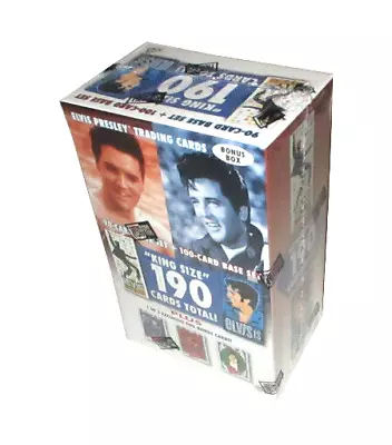 Press Pass 2008 Elvis Presley Factory Sealed King Size Bonus Box 190 Cards • $29.99