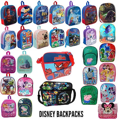 £6.99 • Buy Branded Kids Childrens Toddlers Character Backpack Lunch Rucksack  School Bag