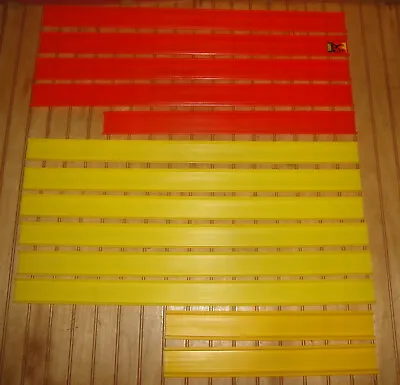 Vintage 1960's Johnny Lightning Matchbox ? Red & Yellow Car Racing Tracks • $7.95