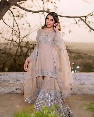 £49.19 • Buy Designer Wedding Salwar Kameez Party Wear Pakistani New Indian Dress Bollywood