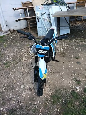 MotoTec Warrior Dirt Bike - MT-DB-52cc-Warrior_Blue • $350