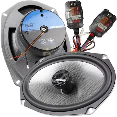 Memphis Audio 6x9  Coaxial Speakers With In-Line Crossover 150W Max MSeries MS69 • $259.95