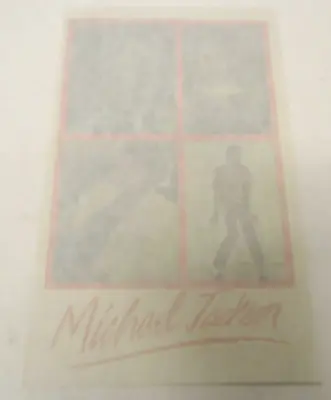 Vintage Unused Michael Jackson Thriller Iron On T Shirt Transfer Graphic • £9.64