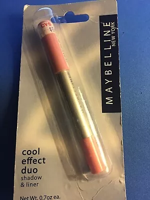 Maybelline Cool Effect Duo FROSTY PINK Shadow/Liner # 0.7 Oz NEW SEALED • $9