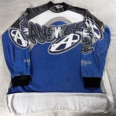 Vintage Answer Racing Force 90s Motocross MX Shirt Jersey Size XL USA Made • $49.97