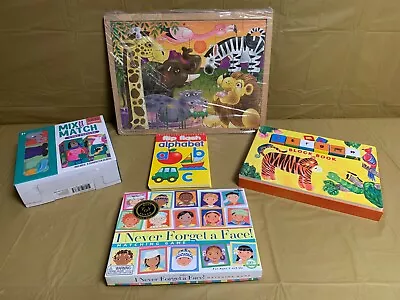 Animal Puzzle-mix & Match Blocks-match Game -lot Of Learning & Fun Stuff - • $37.33