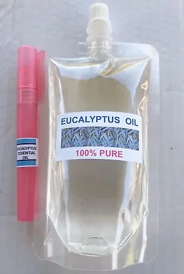 100% Eucalyptus Essential Oil 10ml 30ml  50ml 100ml 200ml (10 ML FREE OIL) • $18.50