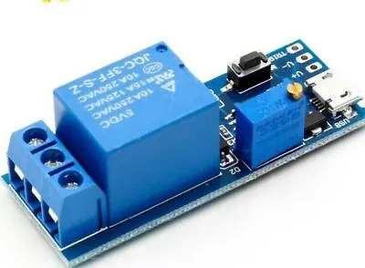 £3.90 • Buy Timing Delay Timer Relay 5-30V Power Control Module Trigger Switch Micro USB -UK