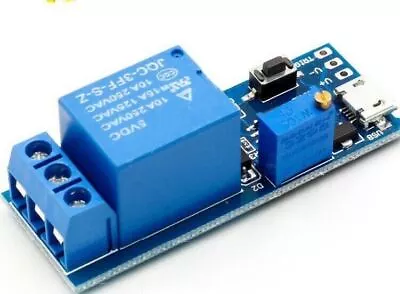 £3.90 • Buy Timing Delay Timer Relay 5-30V Power Control Module Trigger Switch Micro USB -UK