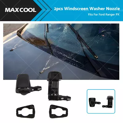 2pcs Windscreen Washer Jet Nozzle Fits For Ford Ranger Px (Xl-Plus) AB3917666AA • $15.99