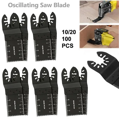 Oscillating Blades Set Multi Tool Kit Saw Carbide Blade Wood Metal Cutter • £34.99