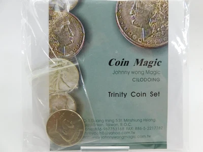 £83.31 • Buy Trinity Coin Set By Johnny Wong Coin Magic W/ DVD #R-8-2-MAG09