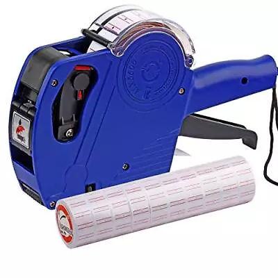 MX5500 EOS Blue 8 Digits Pricing Gun Kit With 7000 Labels & Spare Ink • $27.44