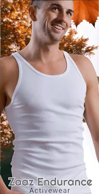 Men's Summer Vest - Tank Top Tagless Gym Wear Breathable - Size: S-XL • $12.99