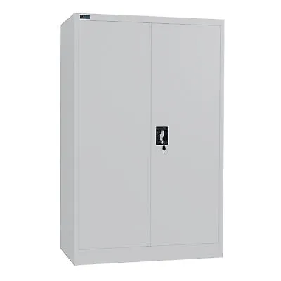 Makika Filing Cabinet Office Metal Storage Home Storage Cupboard Lockable • £163.71