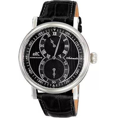 Adee Kaye Men's Mondo Black Dial Watch - AK5665-MBK • $215.41