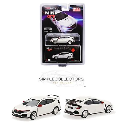 Mini GT 2017 Honda Civic Type R Modulo Edition (FK8) (Championship White) 1:64 • $11.99