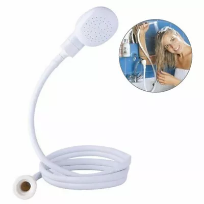 3M Push On Single Tap Bath Sink Shower Head Hose Kit For Hairdresser Pet • £11.28