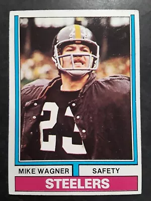 1974 Topps Mike Wagner #273 Football Card Pittsburgh Steelers • $2.95