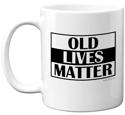 £9.98 • Buy Old Lives Matter Mug 50th 60th 70th Birthday Gifts Dad Mum Nan Grandad Christmas