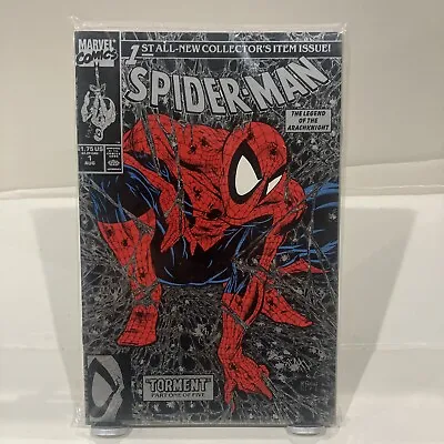 Spider-Man #1 (Marvel August 1990) Black Cover • $22
