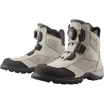 Icon Gray Stormhawk Waterproof Boots For Motorcycle Street Riding • $185