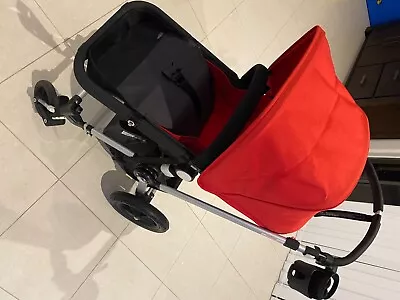 Bugaboo Cameleon Pram And Bassinet (red) • $300