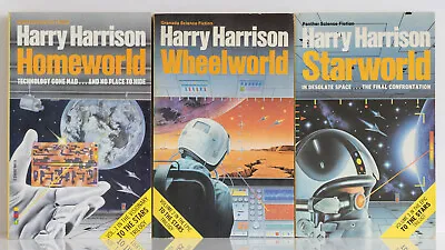£15 • Buy HARRY HARRISON To The Stars Trilogy: Homeworld, Wheelworld, Starworld - 1st Thus
