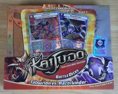 1x  Tatsurion Vs. Razorkinder: Battle Decks: 2012 New Sealed Product - Kaijudo • $18.99