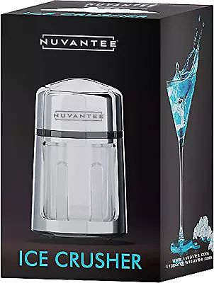 Nuvantee Manual Ice Shaver - Stainless Steel Snow Cone Maker Non-Slip BPA Free • $24.99