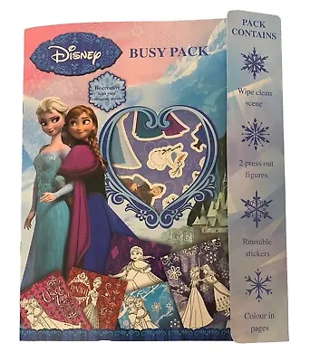 Frozen Disney Busy Pack Colouring Activity Stickers Children Kids Book Anna Elsa • £3.99