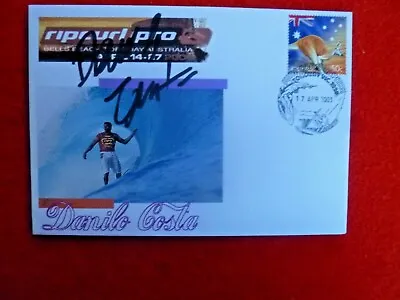 $10 • Buy Surfer Danilo Costa  Signed  Rip Cur Pro Bells Beach Cover 2003