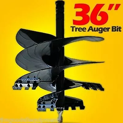 MCMILLEN 36  X 4' HTF TREE AUGER BIT W/2  HEX DRIVE FITS ALL 2  HEX AUGERS • $2250