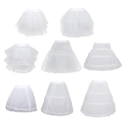 Flower Girl Crinoline Petticoat Hoop Skirt Clothing • £10.10