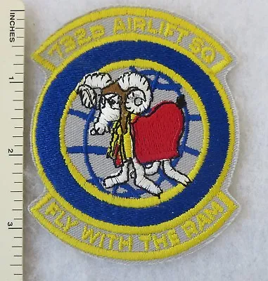 732nd AIRLIFT SQUADRON US AIR FORCE PATCH Vintage USAF ORIGINAL • $6.76