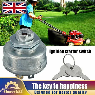 £9.89 • Buy Ignition Starter Switch Lawn Mower Tractor Switch 2 Key For MTD Tractor Mower