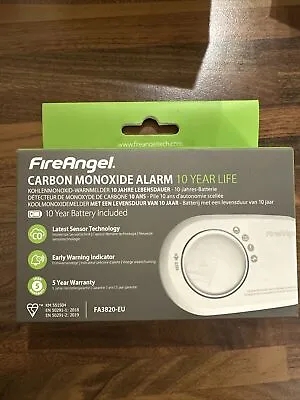  Carbon Monoxide Alarm - FireAngel FA3820 • £14.99