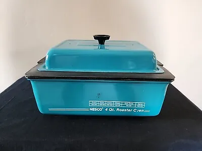 Vintage Nesco 4 Qt Roaster Oven Includes Original Recipe Book • $35