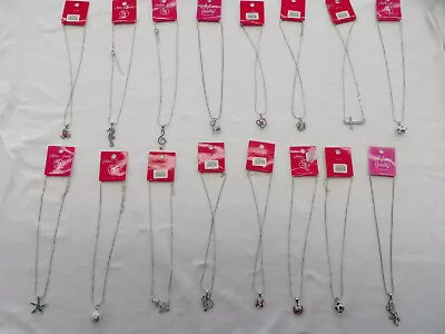 Jewelry Bedazzled Skyline Necklaces Assorted Design Stainless Steel D • $7.99
