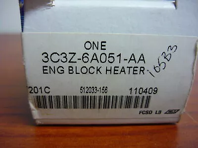 FORD OEM 08-10 F-350 Super Duty Engine Block Heater-Heating Unit 3C3Z6A051AA • $62.63