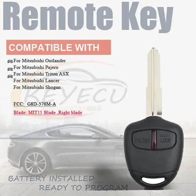 Remote Car Key ID46 Chip For Mitsubishi Outlander Triton ASX Lancer Shogun MIT11 • $14.82